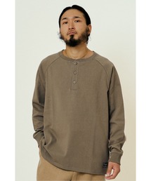 BIG MIKE ビックマイク ヘビーウェイト ヘンリーネック 長袖 Tシャツ ロンT // 102538790