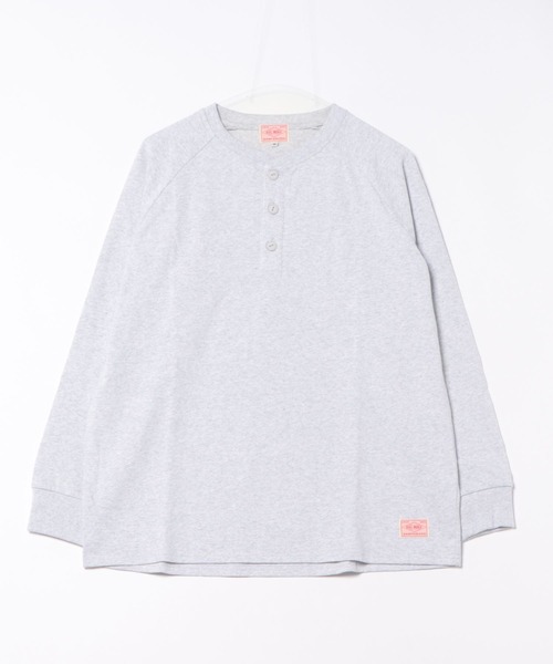 BIG MIKE(ビッグマイク)の「BIG MIKE ビックマイク ヘビーウェイト ヘンリーネック 長袖 Tシャツ ロンT /// 102538790(Tシャツ/カットソー・メンズ・ナチュラル/アッシュ/チャコール・X-LARGE/LARGE/MEDIUM)」の13枚目の写真