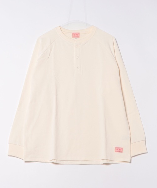 BIG MIKE(ビッグマイク)の「BIG MIKE ビックマイク ヘビーウェイト ヘンリーネック 長袖 Tシャツ ロンT /// 102538790(Tシャツ/カットソー・メンズ・ナチュラル/アッシュ/チャコール・X-LARGE/LARGE/MEDIUM)」の11枚目の写真