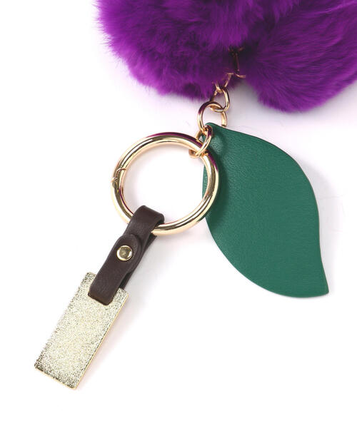 NATURAL BEAUTY BASIC（ナチュラルビューティーベーシック）の「◇グレープファーチャーム（チャーム・レディース・ラベンダー/ライトグリーン・ﾌﾘ-）」の7枚目の写真