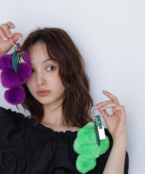 NATURAL BEAUTY BASIC（ナチュラルビューティーベーシック）の「◇グレープファーチャーム（チャーム・レディース・ラベンダー/ライトグリーン・ﾌﾘ-）」の8枚目の写真