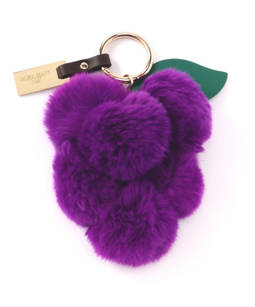 NATURAL BEAUTY BASIC（ナチュラルビューティーベーシック）の「◇グレープファーチャーム（チャーム・レディース・ラベンダー/ライトグリーン・ﾌﾘ-）」の3枚目の写真