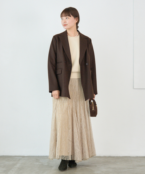 美品　オーラリー　ロンハーマン別注　ギザボートネック リブニットカットソー オーラリー ロンハーマン ギザボートネック リブニット プルオーバー