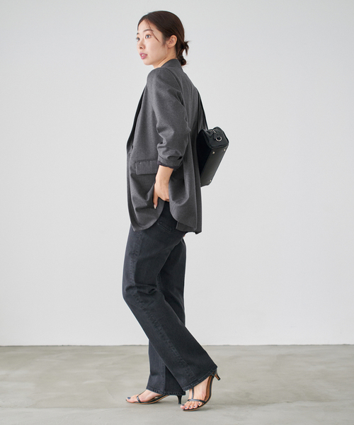 IENA(イエナ)の「フラノジャケット(その他アウター・レディース・チャコールグレー/ブラウン・38/36)」の13枚目の写真