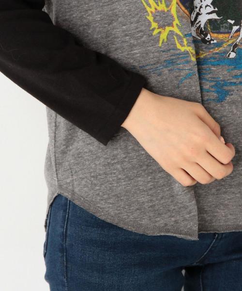 Another Edition（アナザーエディション）の「ラグランロックロングスリーブTシャツ/AEBC T/Cラグランロック LSL T（Tシャツ/カットソー・レディース・オフホワイト/ライトグレー・フリー）」の12枚目の写真