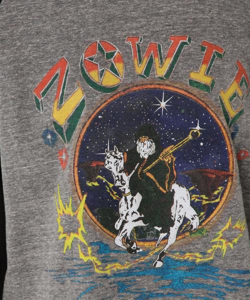 Another Edition（アナザーエディション）の「ラグランロックロングスリーブTシャツ/AEBC T/Cラグランロック LSL T（Tシャツ/カットソー・レディース・オフホワイト/ライトグレー・フリー）」の3枚目の写真