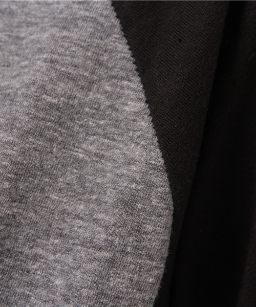 Another Edition（アナザーエディション）の「ラグランロックロングスリーブTシャツ/AEBC T/Cラグランロック LSL T（Tシャツ/カットソー・レディース・オフホワイト/ライトグレー・フリー）」の6枚目の写真