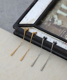 スリムドロップステンレスピアス