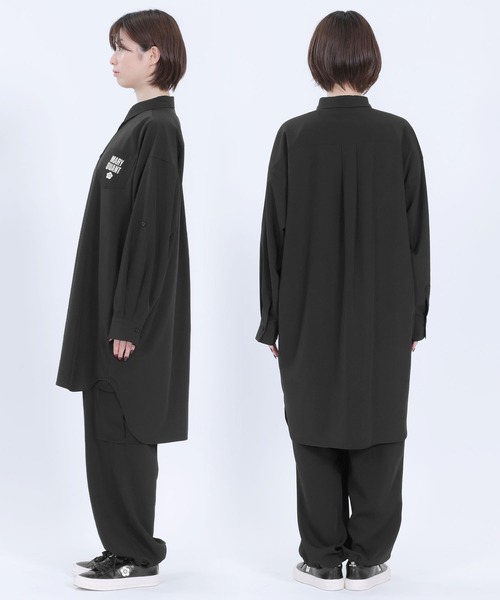 ブラウス シャツ マリークワント mary quant 撥水UVロング ブラウス レディース 撥水UVロング ブラウス（シャツ/ブラウス）｜MARY QUANT（マリー