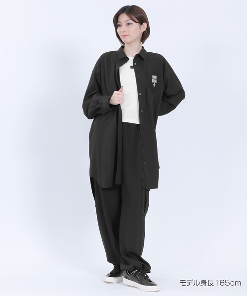 ブラウス シャツ マリークワント mary quant 撥水UVロング ブラウス レディース 撥水UVロング ブラウス（シャツ/ブラウス）｜MARY QUANT（マリー