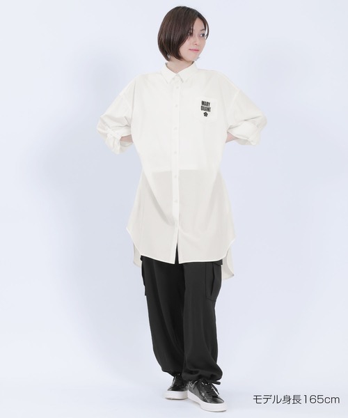 ブラウス シャツ マリークワント mary quant 撥水UVロング ブラウス レディース 撥水UVロング ブラウス（シャツ/ブラウス）｜MARY QUANT（マリー