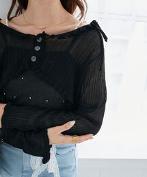 レディースのカーディガン/ボレロ（フリル）ファッション通販