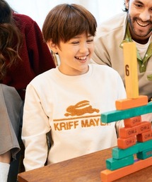 KRIFF MAYER Kid's Collection | サガラ刺繍裏起毛クルー(ロゴ)(スウェット)