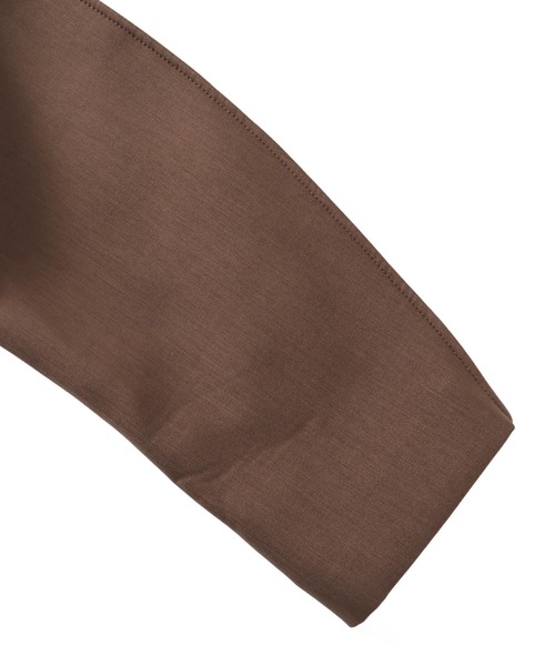DRESSLAVE(ドレスレイブ)の「B7 / powder twill P coat(パウダーツイルPコート)(ピーコート・レディース・ブラック/モカ・38)」の16枚目の写真