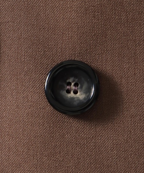 DRESSLAVE(ドレスレイブ)の「B7 / powder twill P coat(パウダーツイルPコート)(ピーコート・レディース・ブラック/モカ・38)」の6枚目の写真