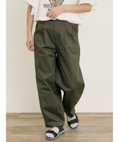 Samansa Mos2(サマンサ モスモス)の「サーカスチノパンツ(チノパンツ・レディース・カーキ/ブラウン・マルチサイズ)」の5枚目の写真