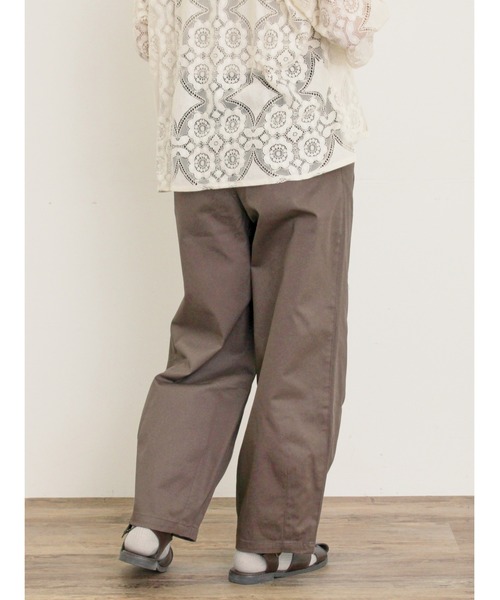Samansa Mos2(サマンサ モスモス)の「サーカスチノパンツ(チノパンツ・レディース・カーキ/ブラウン・マルチサイズ)」の11枚目の写真