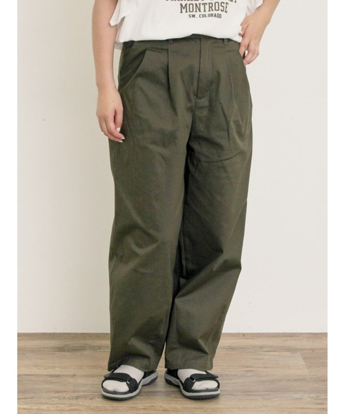 Samansa Mos2(サマンサ モスモス)の「サーカスチノパンツ(チノパンツ・レディース・カーキ/ブラウン・マルチサイズ)」の6枚目の写真