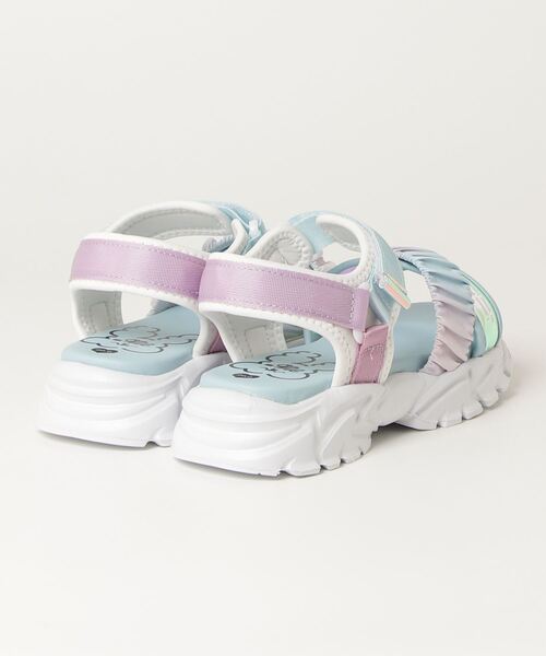 BARNSsohostreet(バーンズソーホーストリート)の「イコールミー イコール ME =ME ホログラム 軽量 サンダル ME-3759(サンダル・キッズ・ブラック/マルチ・21.0cm/22.0cm/23.0cm/20.0cm)」の3枚目の写真