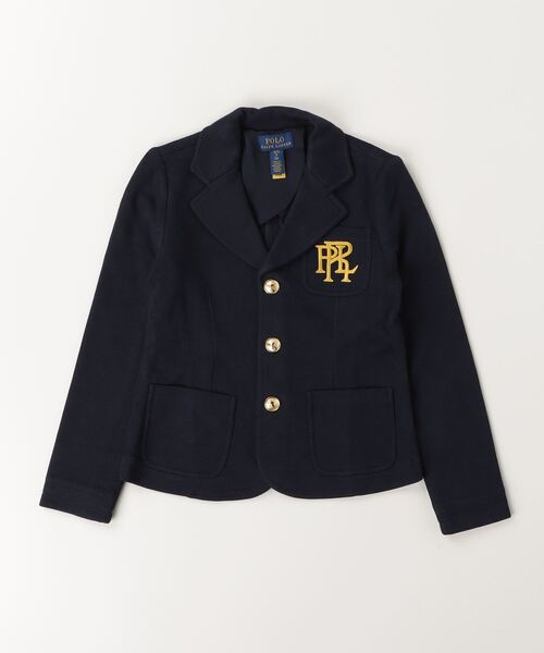 ロゴ ダブルニット ブレザー（テーラードジャケット）｜POLO RALPH