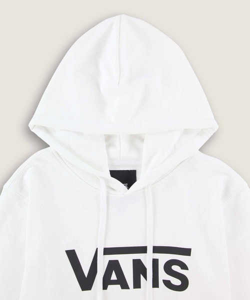 VANS(バンズ)の「ドロップVロゴ フーディー(パーカー・メンズ・ホワイト・LARGE/MEDIUM/X-LARGE/SMALL)」の3枚目の写真