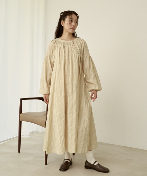 セール】シアーロングワンピース（ワンピース）｜moi tytto