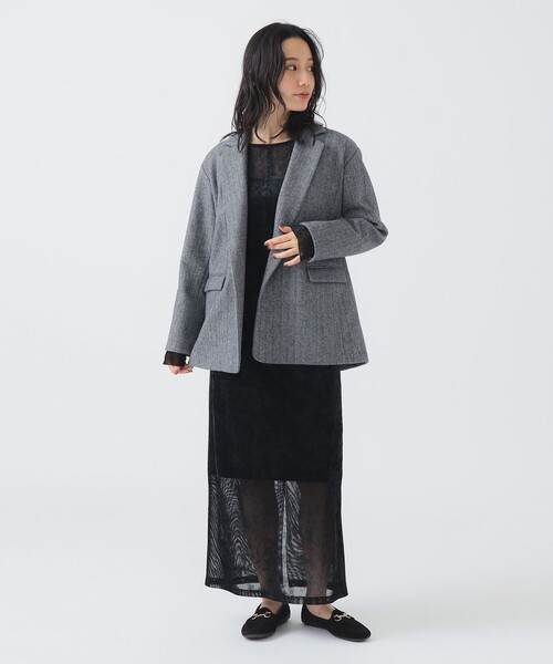 ミックス ツイード ジャケット（S～M）（その他アウター）｜B:MING by