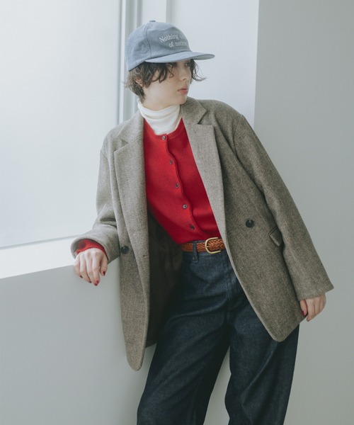 セール】ミックス ツイード ジャケット（S～M）（その他アウター）｜B