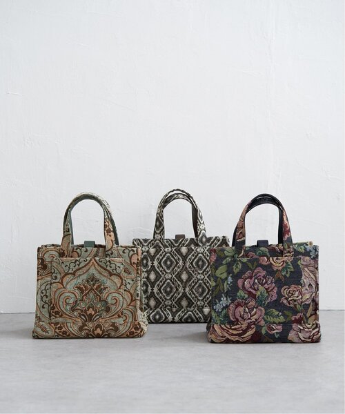 LBC（エルビーシー）の「ジャガード手持ちロゴバッグ（トートバッグ・レディース・ライトブルー/ネイビー/ブラウン・FREE）」の12枚目の写真