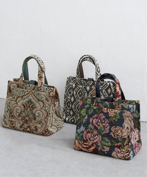 LBC（エルビーシー）の「ジャガード手持ちロゴバッグ（トートバッグ・レディース・ライトブルー/ネイビー/ブラウン・FREE）」の13枚目の写真