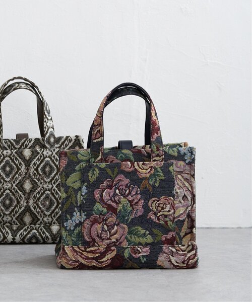 LBC（エルビーシー）の「ジャガード手持ちロゴバッグ（トートバッグ・レディース・ライトブルー/ネイビー/ブラウン・FREE）」の16枚目の写真