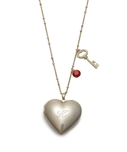 LILY BROWN（リリーブラウン）の「イニシャルハートロケットネックレス（ネックレス・レディース・オレンジ/イエロー/ピンク/レッド/グリーン/ブラック・F）」の13枚目の写真