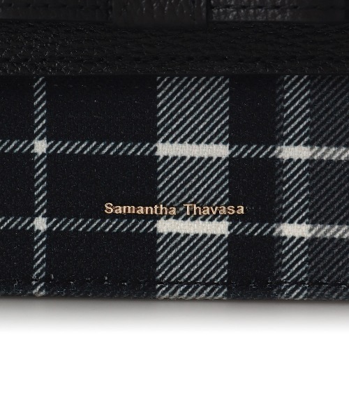 Samantha Thavasa（サマンサタバサ）の「チェック柄エムシュシュⅢ ショルダーバッグ 大サイズ（ショルダーバッグ・レディース・ブラック/グレイッシュベージュ/オフホワイト・FREE）」の21枚目の写真