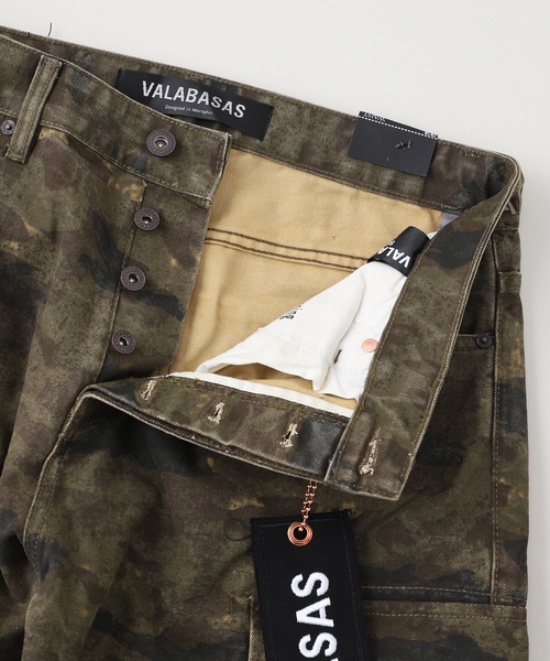 JOINT WORKS(ジョイントワークス)の「VALABASASヴァラバサス/ADEPT BAGGYDENIM(デニムパンツ・メンズ・カーキ・LARGE/MEDIUM)」の4枚目の写真