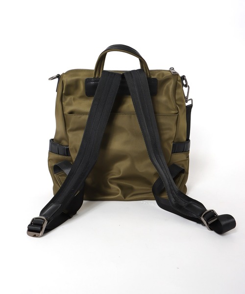 Cepica（セピカ）の「牛革×撥水ナイロン3Wayリュック（バックパック/リュック・レディース・ブラック/カーキ・FREE）」の18枚目の写真
