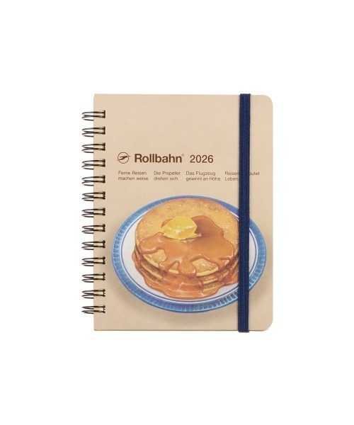 Rollbahn（ロルバーン）の「【2026年版／2025年10月始まり手帳】ロルバーンダイアリー アメリカンスイーツ M（手帳/メモ帳・レディース・ベージュ/ブラウン/ブルー/ダークグリーン/クリーム・FREE）」の2枚目の写真