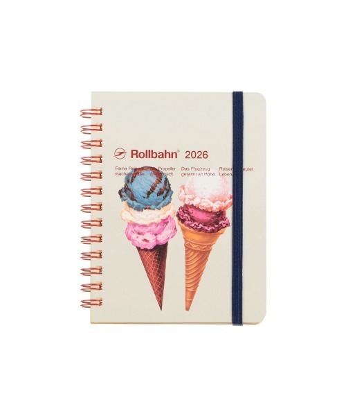 Rollbahn（ロルバーン）の「【2026年版／2025年10月始まり手帳】ロルバーンダイアリー アメリカンスイーツ M（手帳/メモ帳・レディース・ベージュ/ブラウン/ブルー/ダークグリーン/クリーム・FREE）」の3枚目の写真