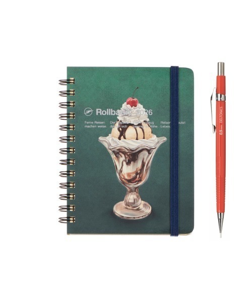 Rollbahn（ロルバーン）の「【2026年版／2025年10月始まり手帳】ロルバーンダイアリー アメリカンスイーツ M（手帳/メモ帳・レディース・ベージュ/ブラウン/ブルー/ダークグリーン/クリーム・FREE）」の6枚目の写真