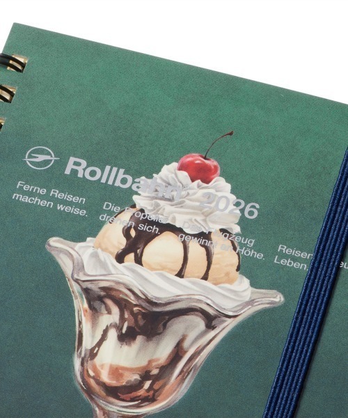 Rollbahn（ロルバーン）の「【2026年版／2025年10月始まり手帳】ロルバーンダイアリー アメリカンスイーツ M（手帳/メモ帳・レディース・ベージュ/ブラウン/ブルー/ダークグリーン/クリーム・FREE）」の10枚目の写真