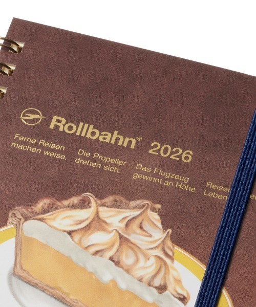 Rollbahn（ロルバーン）の「【2026年版／2025年10月始まり手帳】ロルバーンダイアリー アメリカンスイーツ M（手帳/メモ帳・レディース・ベージュ/ブラウン/ブルー/ダークグリーン/クリーム・FREE）」の7枚目の写真