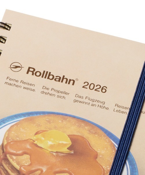Rollbahn（ロルバーン）の「【2026年版／2025年10月始まり手帳】ロルバーンダイアリー アメリカンスイーツ M（手帳/メモ帳・レディース・ベージュ/ブラウン/ブルー/ダークグリーン/クリーム・FREE）」の8枚目の写真