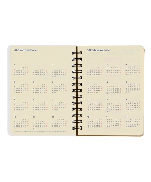 Rollbahn（ロルバーン）の「【2026年版／2025年10月始まり手帳】ロルバーンダイアリー アメリカンスイーツ M（手帳/メモ帳・レディース・ベージュ/ブラウン/ブルー/ダークグリーン/クリーム・FREE）」の13枚目の写真