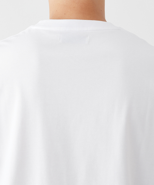 B.C STOCK（ベーセーストック）の「ギザコットン ノースリーブTシャツ（タンクトップ・メンズ・ホワイト/ベージュ/スミクロ・LARGE/MEDIUM）」の10枚目の写真