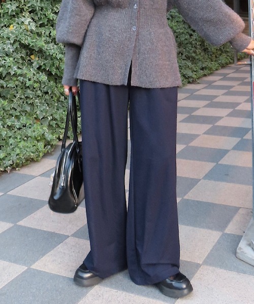 Kastane(カスタネ)の「【新色追加/3サイズ展開】KANGEKIパンツ(その他パンツ・レディース・ブラック/ブラウン/ネイビー・0/1/2)」の1枚目の写真