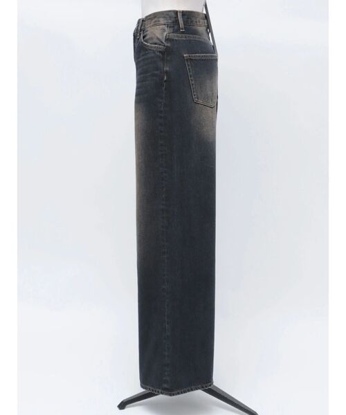 VEQUM（VEQUM）の「【VEQUM】RIM WIDE JEANS（デニムパンツ・レディース・インディゴブルー/ブラウン・24/25/26）」の8枚目の写真