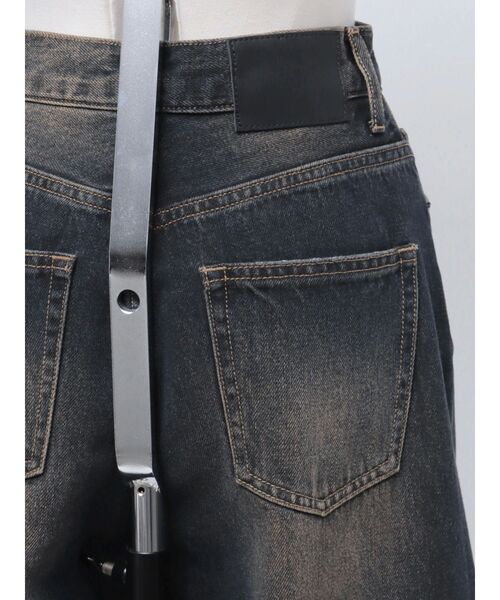 VEQUM（VEQUM）の「【VEQUM】RIM WIDE JEANS（デニムパンツ・レディース・インディゴブルー/ブラウン・24/25/26）」の13枚目の写真