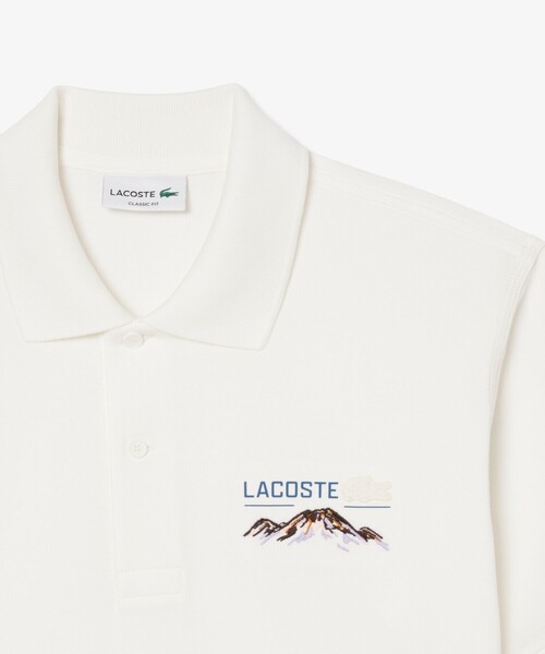 LACOSTE（ラコステ）の「マウンテンステッチポロシャツ（ポロシャツ・メンズ・ホワイト/オリーブ・3/4/2/5）」の13枚目の写真