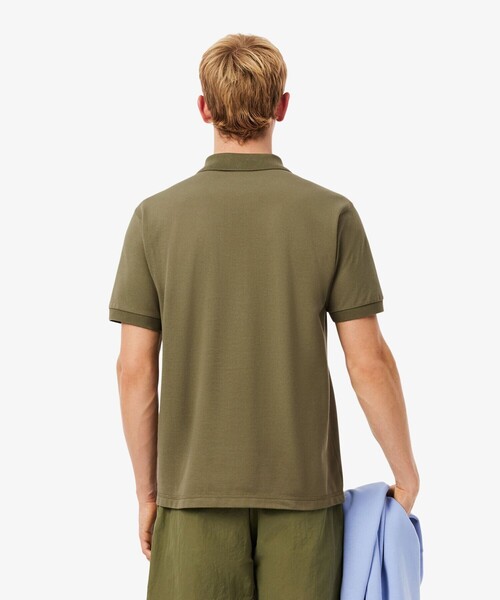 LACOSTE（ラコステ）の「マウンテンステッチポロシャツ（ポロシャツ・メンズ・ホワイト/オリーブ・3/4/2/5）」の11枚目の写真