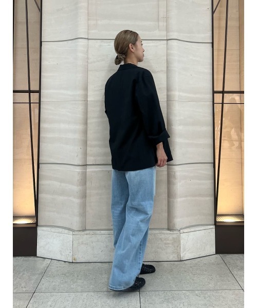 Mila Owen（ミラオーウェン）の「ダメージ加工ルーズストレートデニムパンツ（デニムパンツ・レディース・グレー/ブルー/ライトブルー・0/1/00）」の11枚目の写真