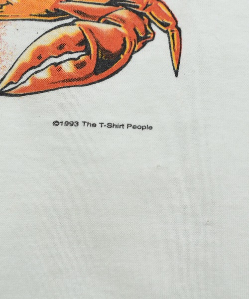 FRUIT OF THE LOOM(フルーツオブザルーム)の「【USED】90’s Fruit of the Loom “MARYLAND is for CRABS” グラフィック Tシャツ(Tシャツ/カットソー・メンズ・ホワイト・LARGE)」の4枚目の写真